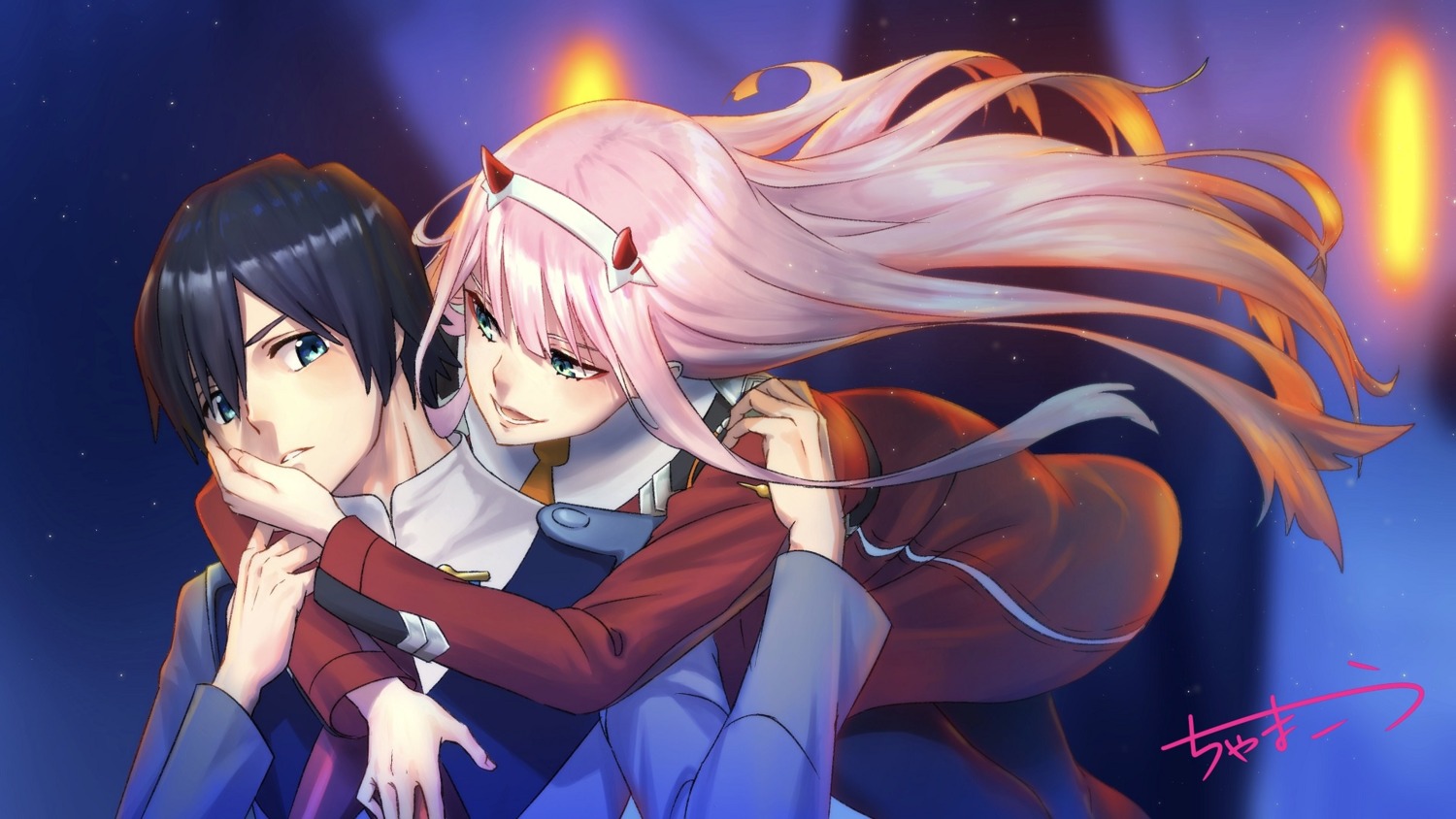 darling in the franxx hiro (darling in the franxx) zero two (darling in